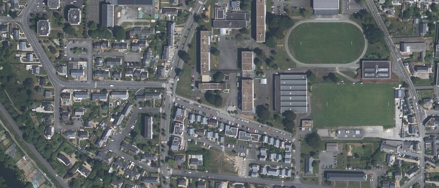 Vue aérienne de GRETA-CFA 49 - Lycée Blaise Pascal
