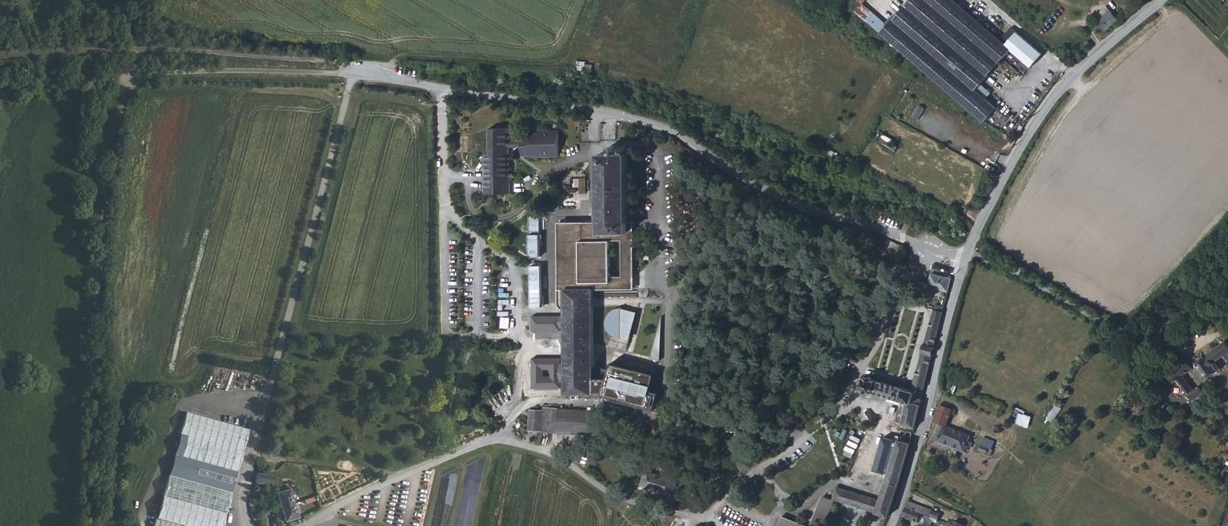 Vue aérienne de Lycée agricole Angers le Fresne