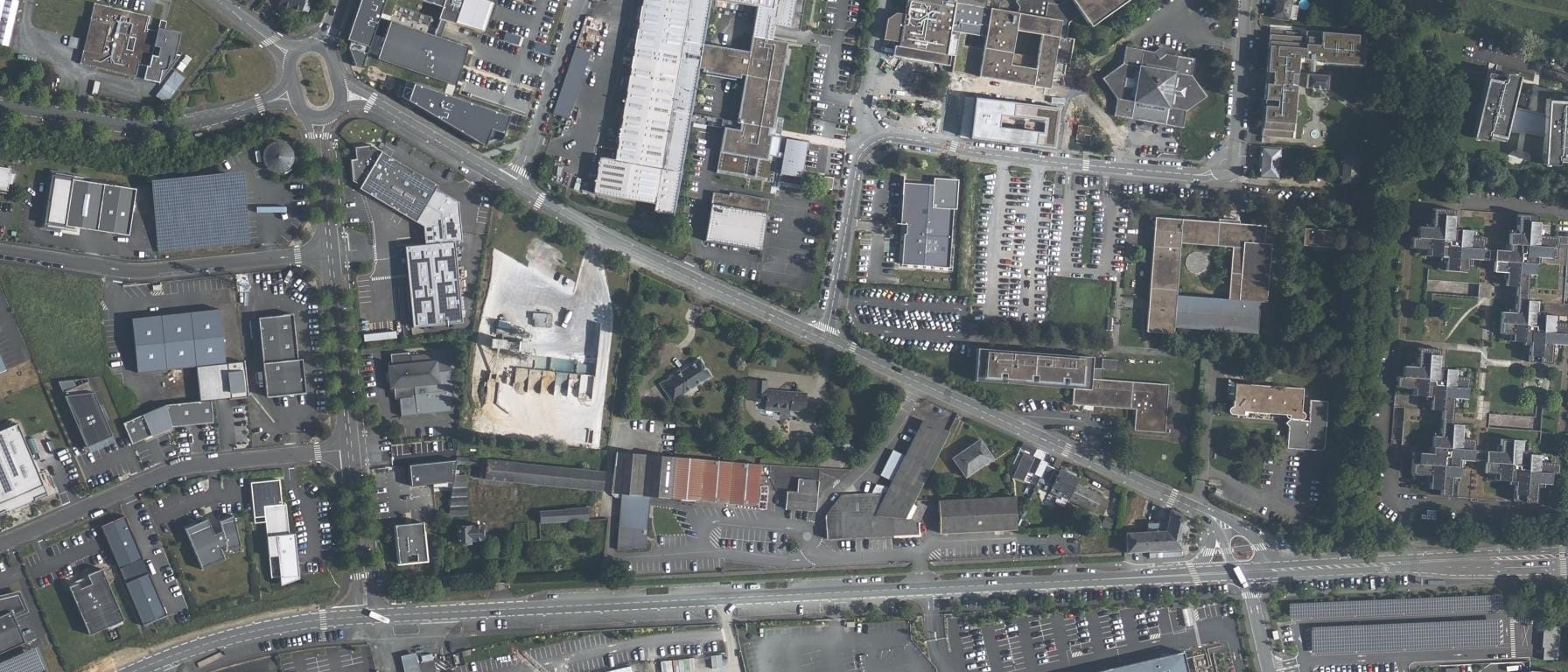 Vue aérienne de BTP - CFA Maine-et-Loire