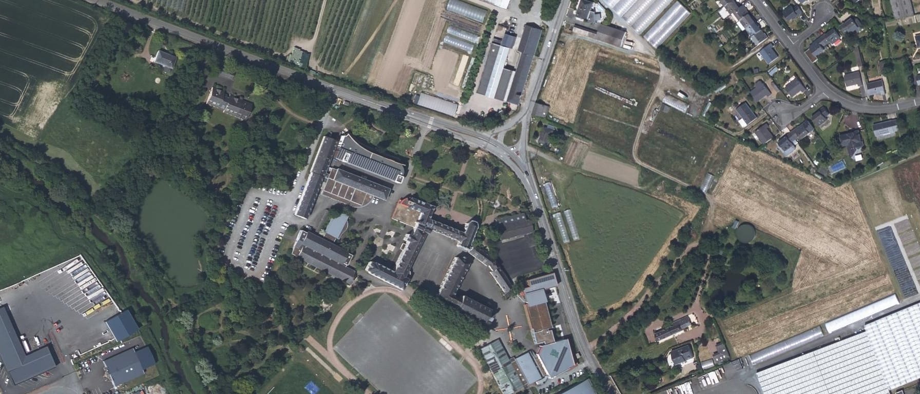 Vue aérienne de Lycée agricole Campus de Pouillé