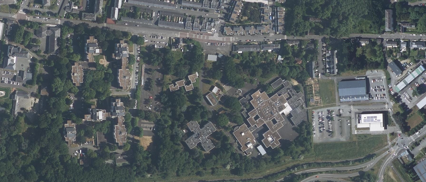 Vue aérienne de Lycée général et technologique Henri Bergson