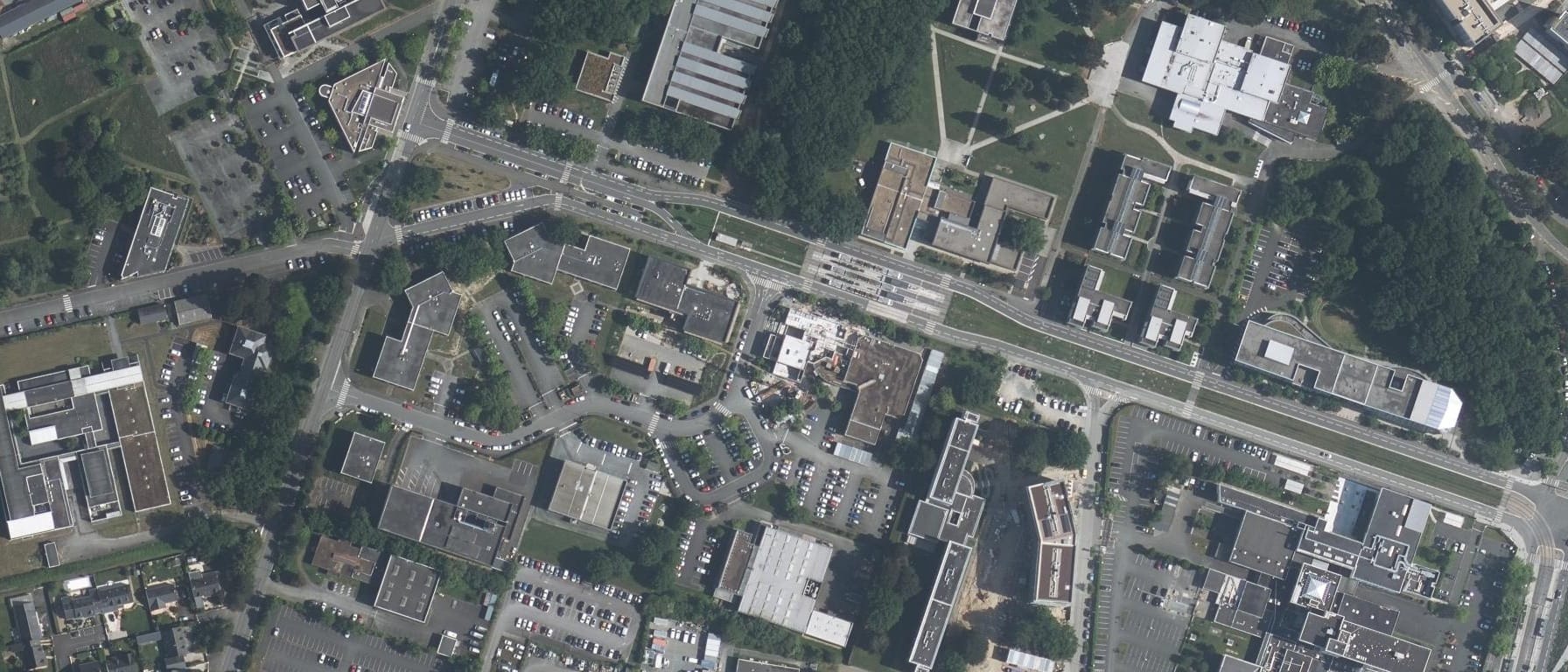 Vue aérienne de Campus Sacré Cœur La Salle - CFA E.C. 49