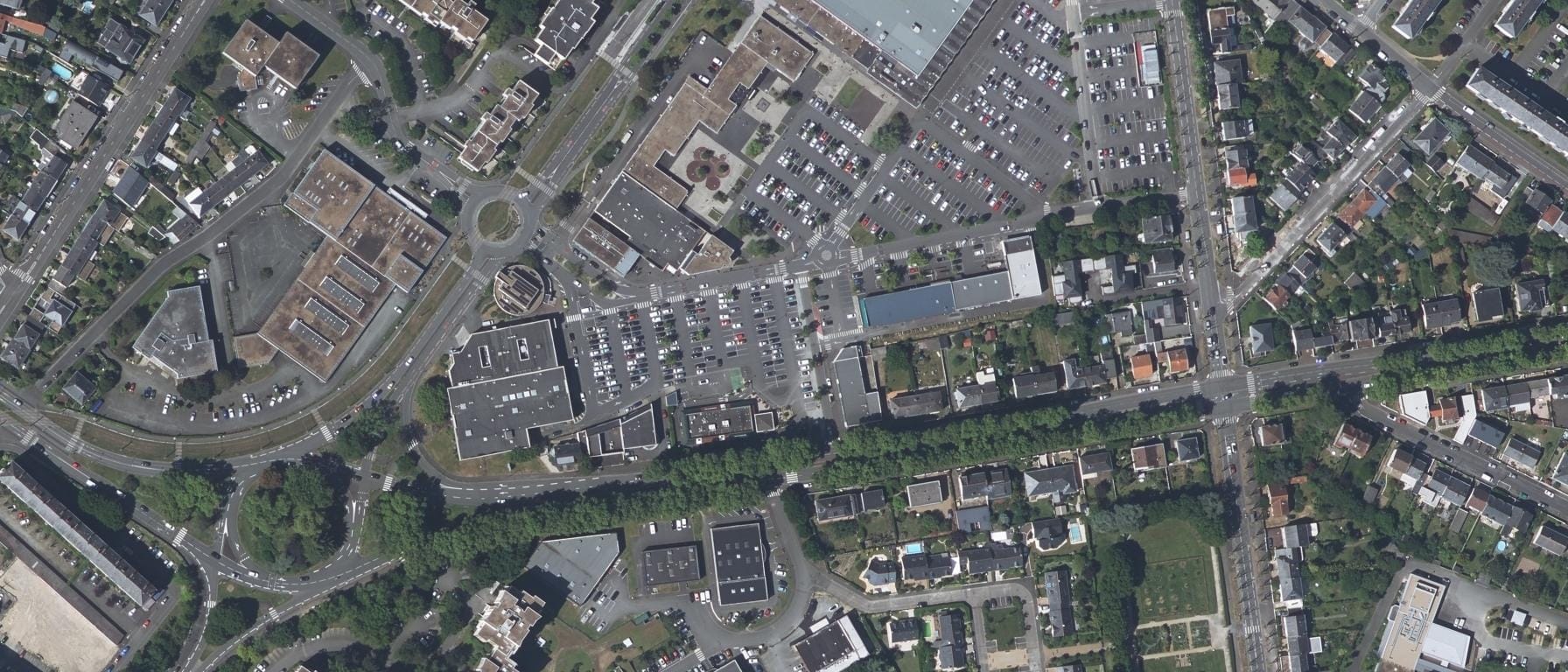 Vue aérienne de Ecole Terrade Angers