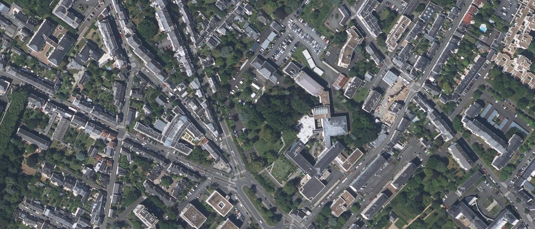 Vue aérienne de ESA - Ecole Supérieure des Agricultures (CFA -Angers)