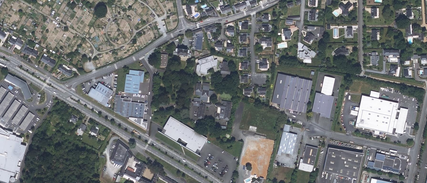 Vue aérienne de MAISON FAMILIALE RURALE LE CEDRE