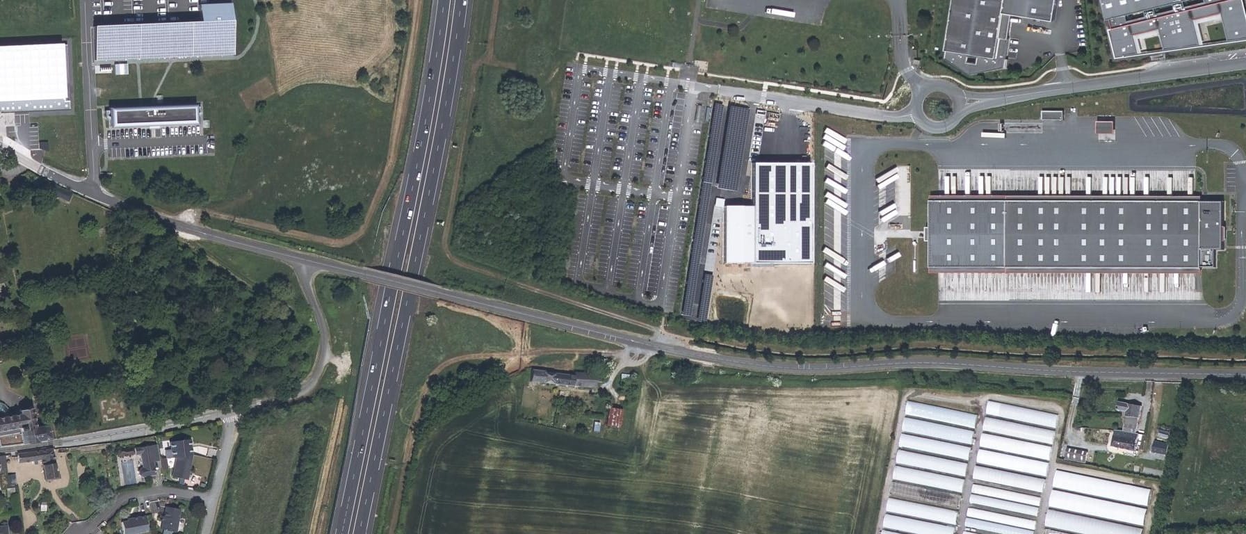 Vue aérienne de CFA EC49 - Saint Aubin La Salle