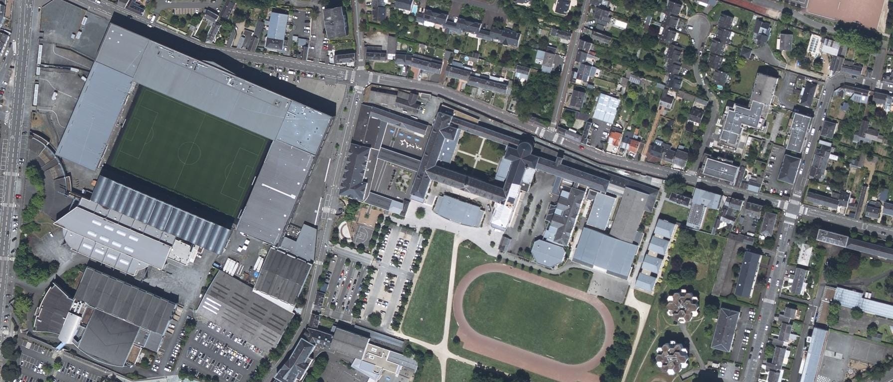 Vue aérienne de LGT Urbain MONGAZON