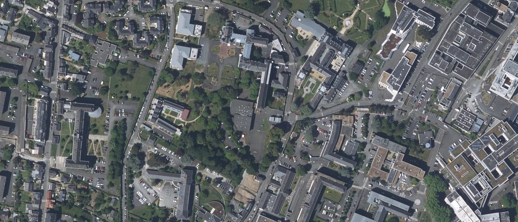 Vue aérienne de LP Joseph WRESINSKI - ITEC