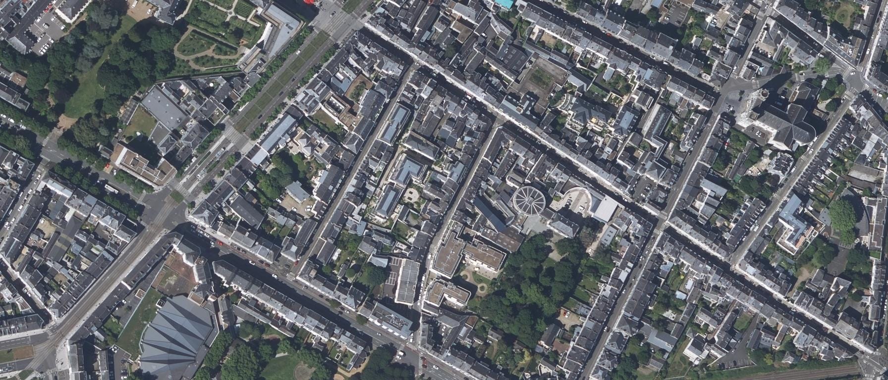 Vue aérienne de Etablissement d'enseignement supérieur privé My Digital School (Angers - 49)