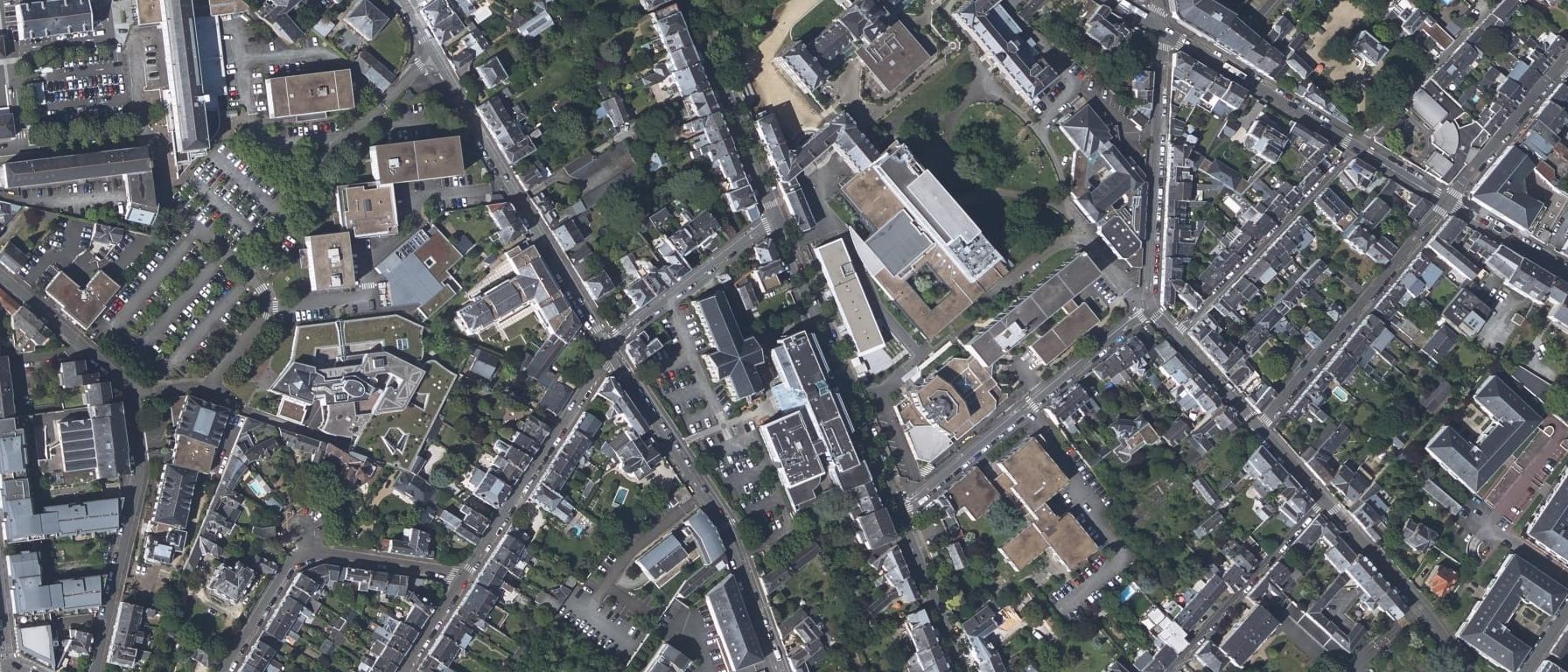 Vue aérienne de Lycée Saint Benoît