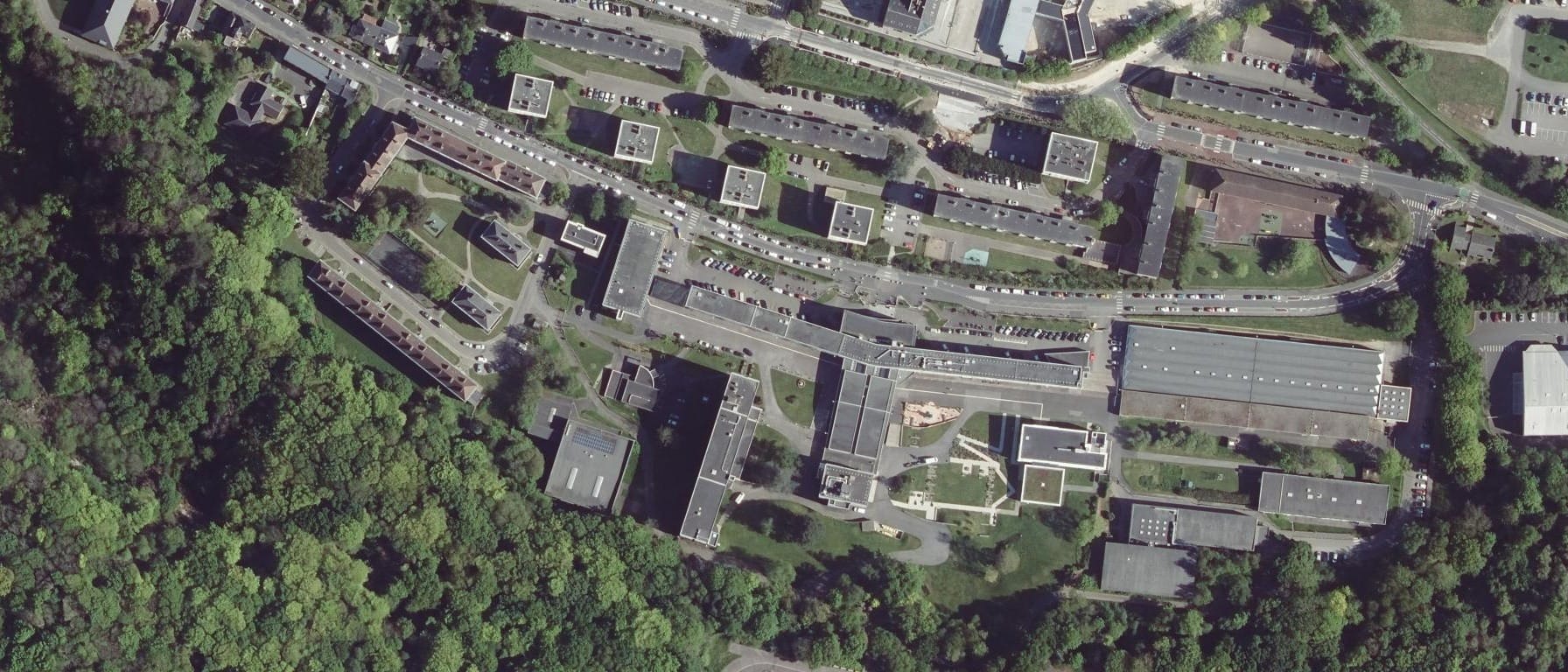 Vue aérienne de Lycée Alexis De Tocqueville