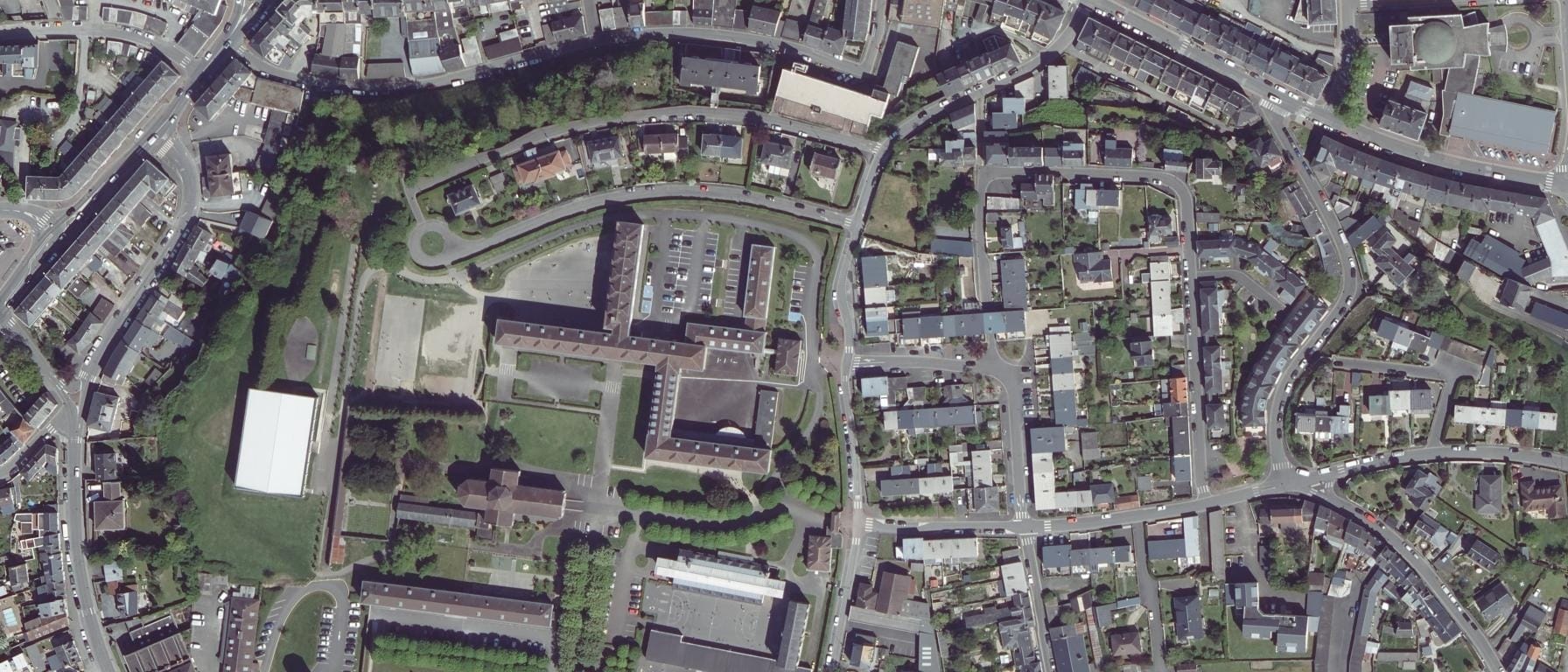 Vue aérienne de Lycée Le Bon Sauveur