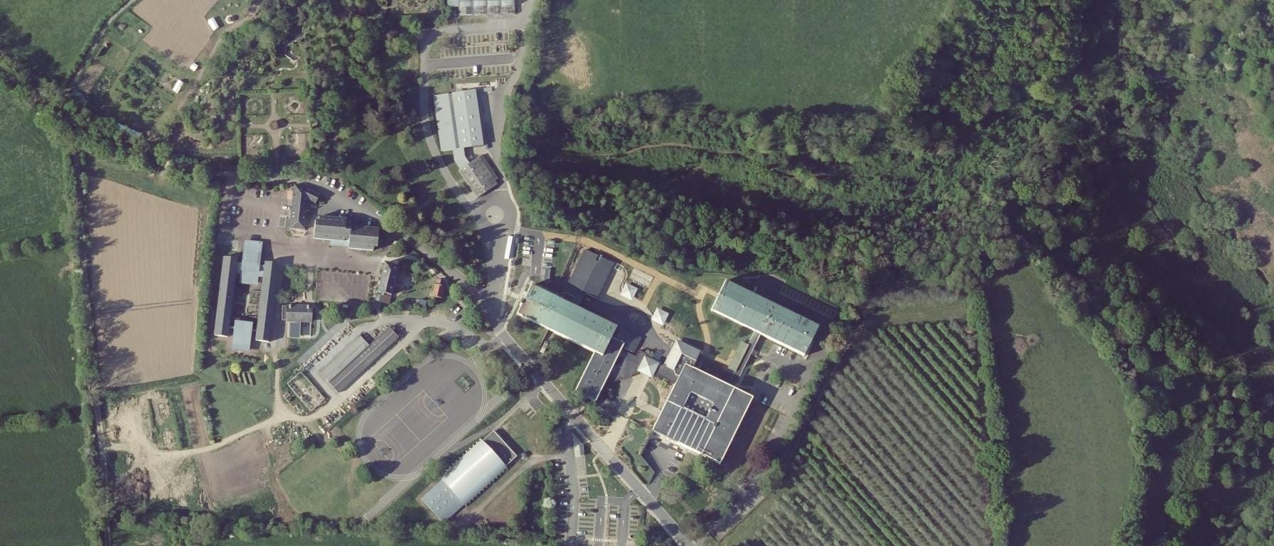 Vue aérienne de Lycée agricole de Coutances