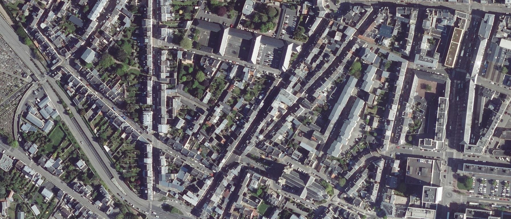 Vue aérienne de Lycée Thomas-Hélye