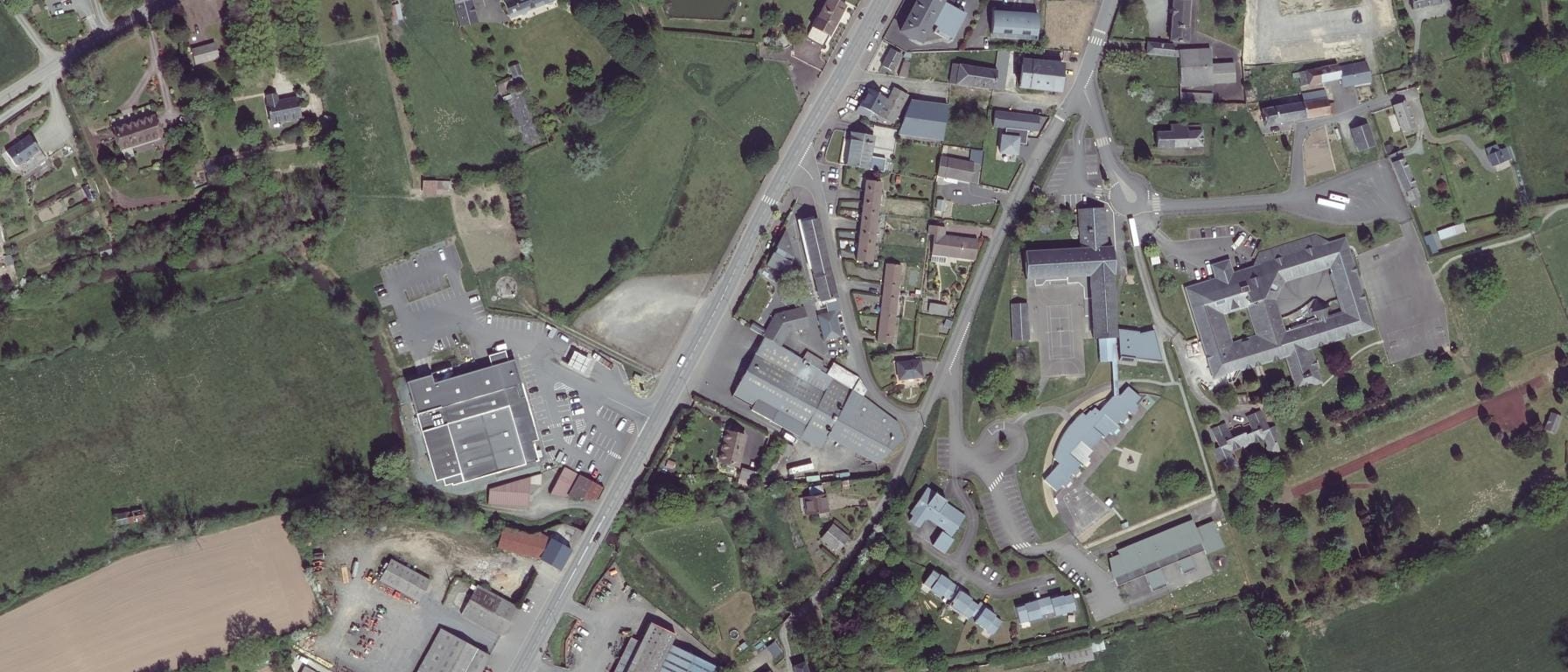 Vue aérienne de MFREO de Percy