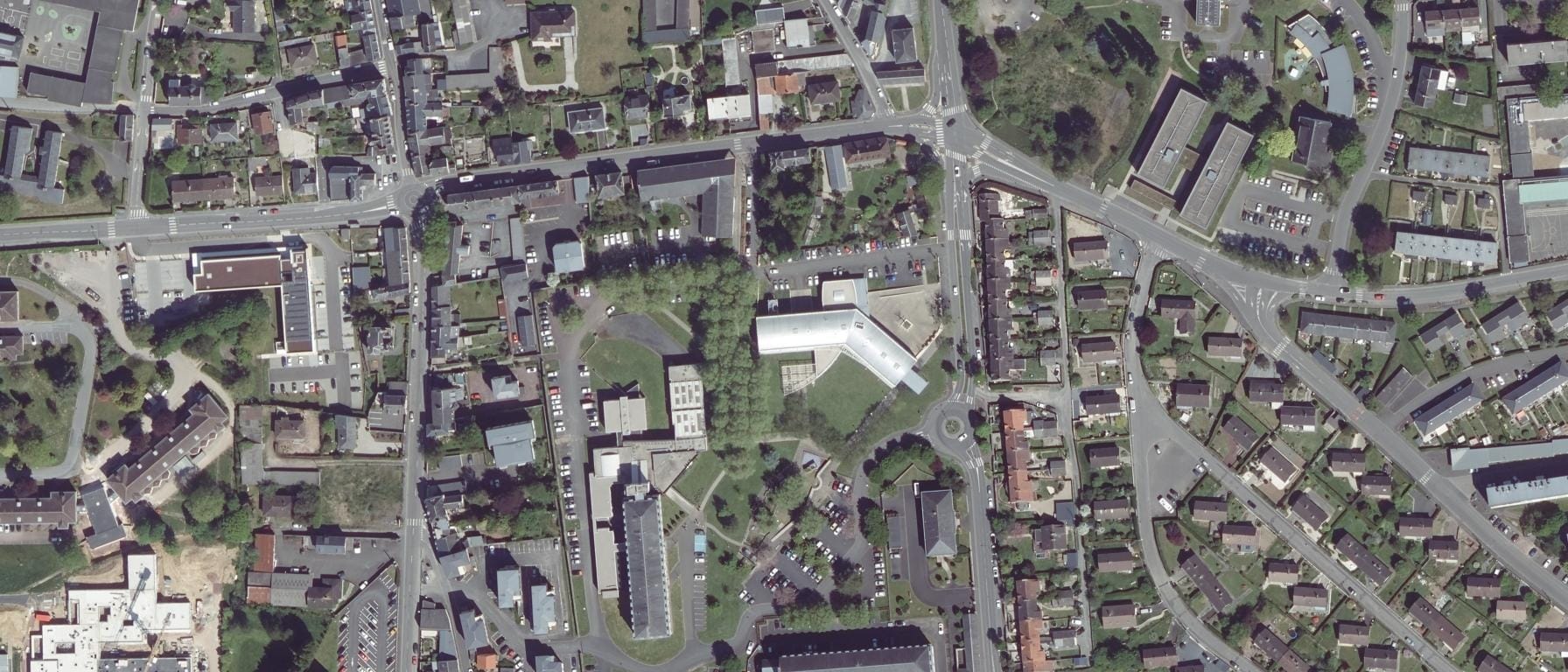 Vue aérienne de CFA FIM site Saint Lo CFA (50)