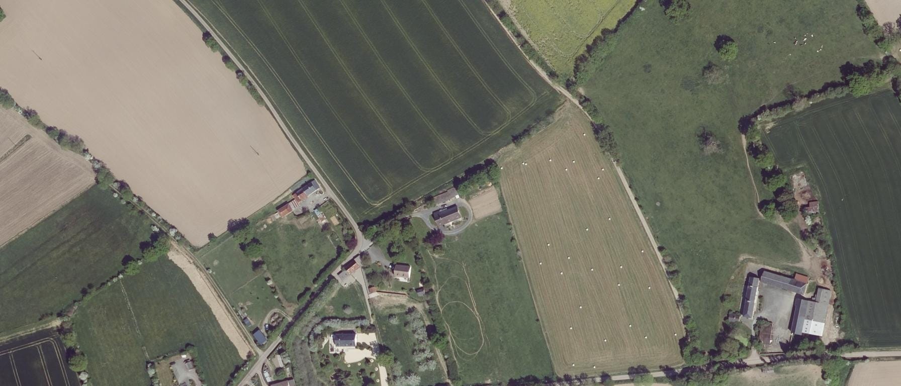 Vue aérienne de MFR-CFA Condé sur Vire