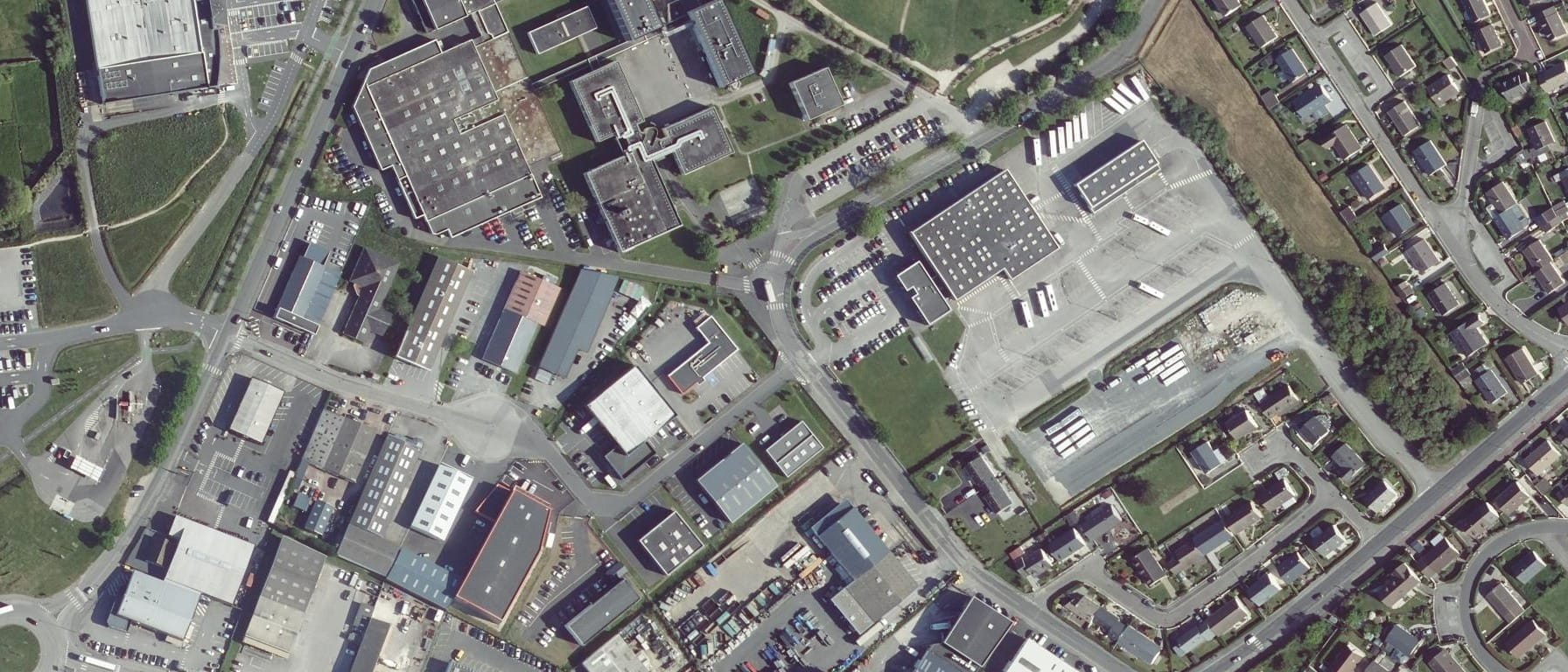 Vue aérienne de Lycée professionnel Sauxmarais -I FPRA