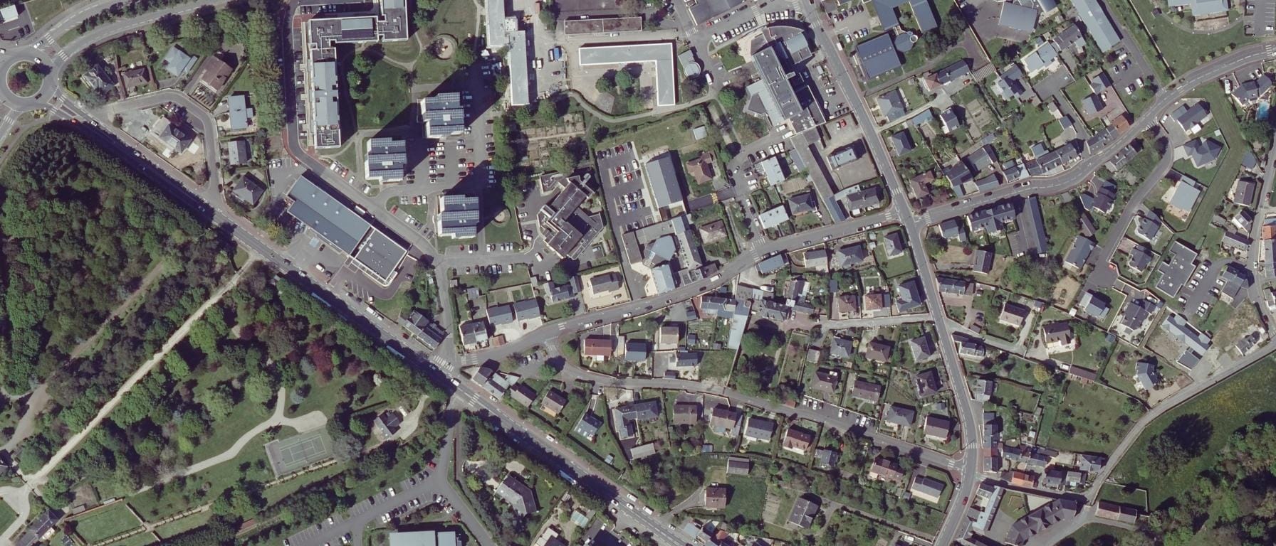 Vue aérienne de MFREO de Granville