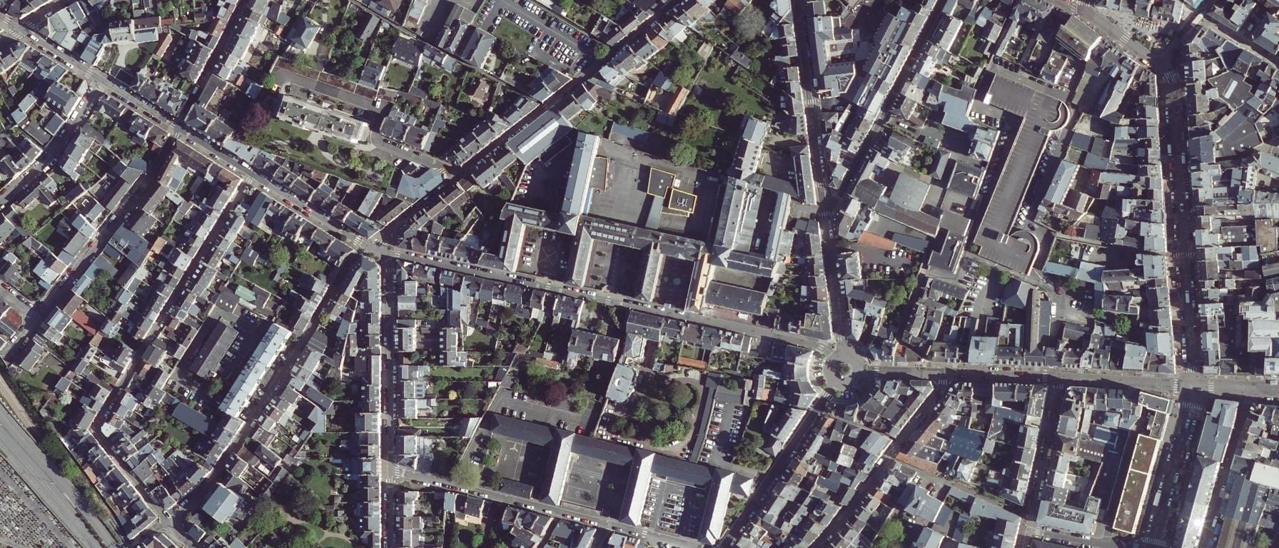 Vue aérienne de Lycée Victor Grignard