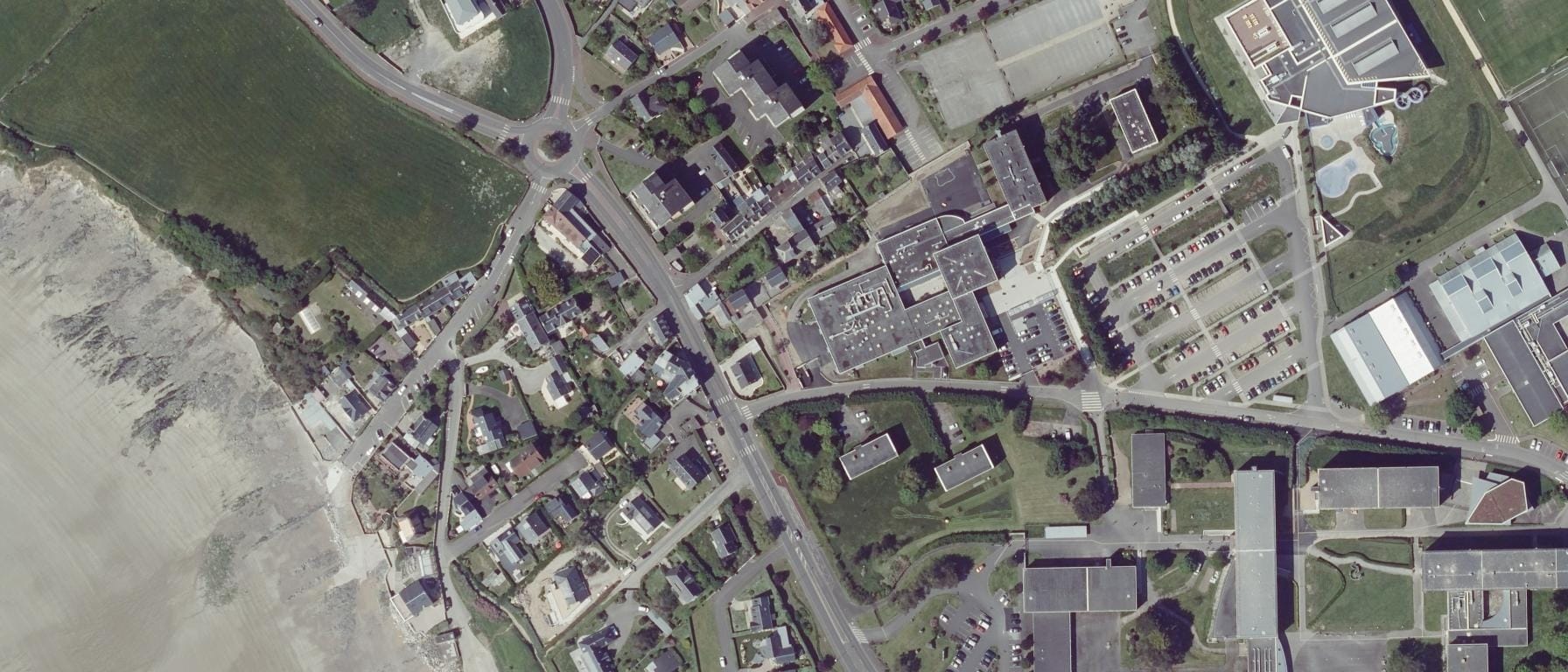 Vue aérienne de Lycée Maurice Marland