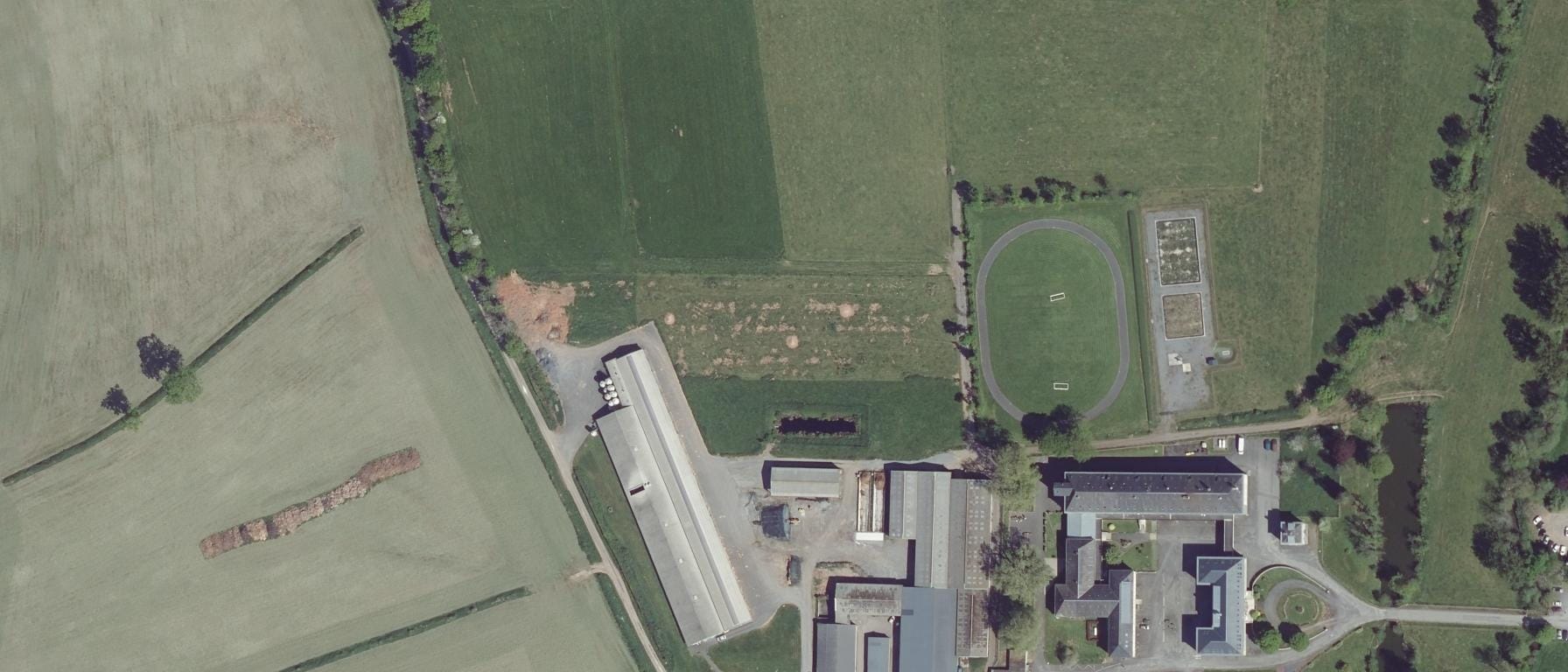 Vue aérienne de CFA Saint Lô Thère