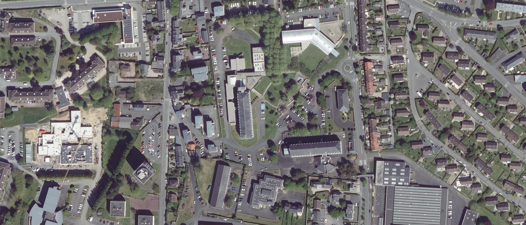 Vue aérienne de IUT GRAND OUEST NORMANDIE - Pôle de Cherbourg - Site de Saint-Lô