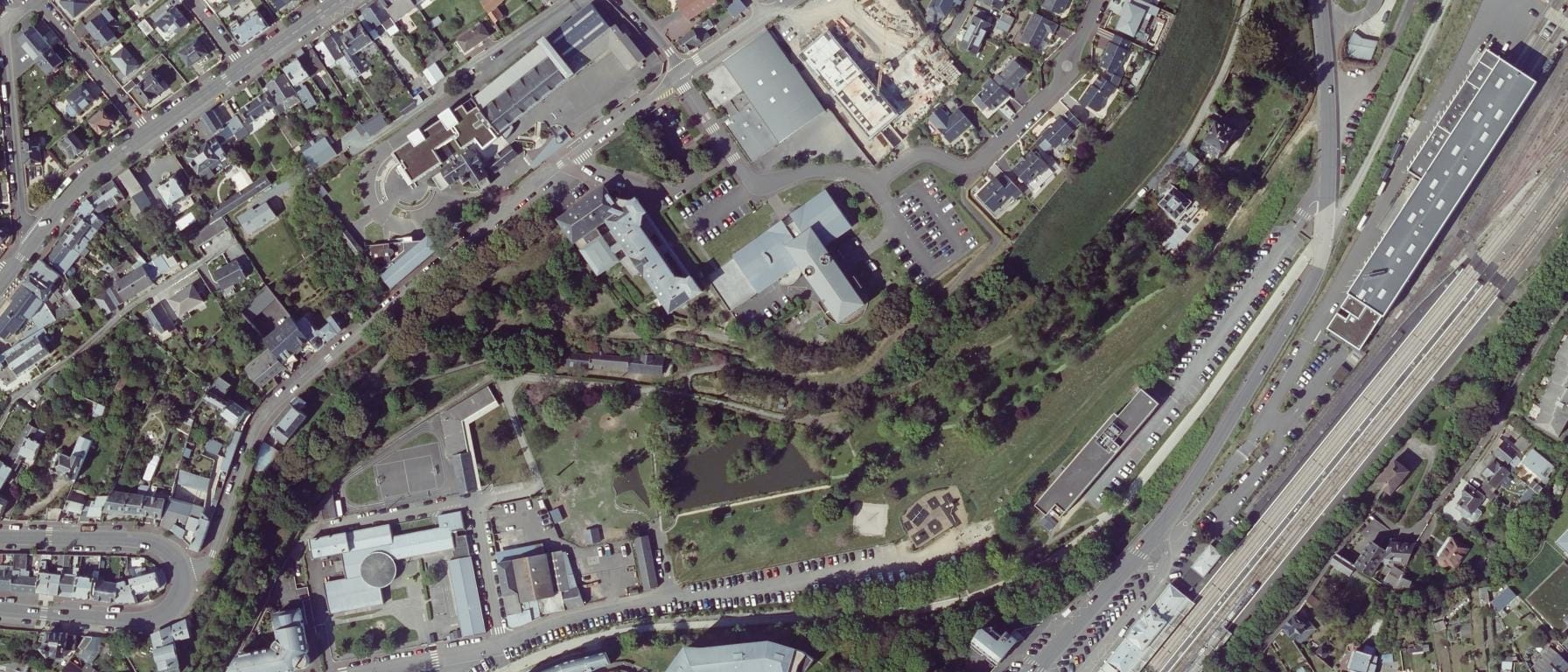 Vue aérienne de CFA FIM Antenne Granville (50)