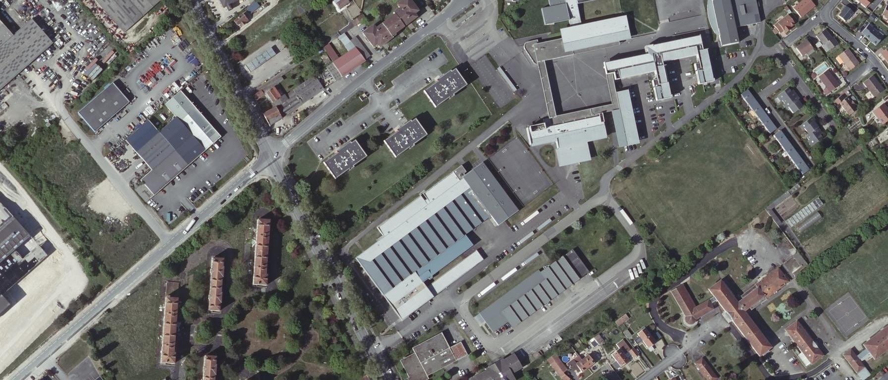 Vue aérienne de Lycée Etienne Oehmichen