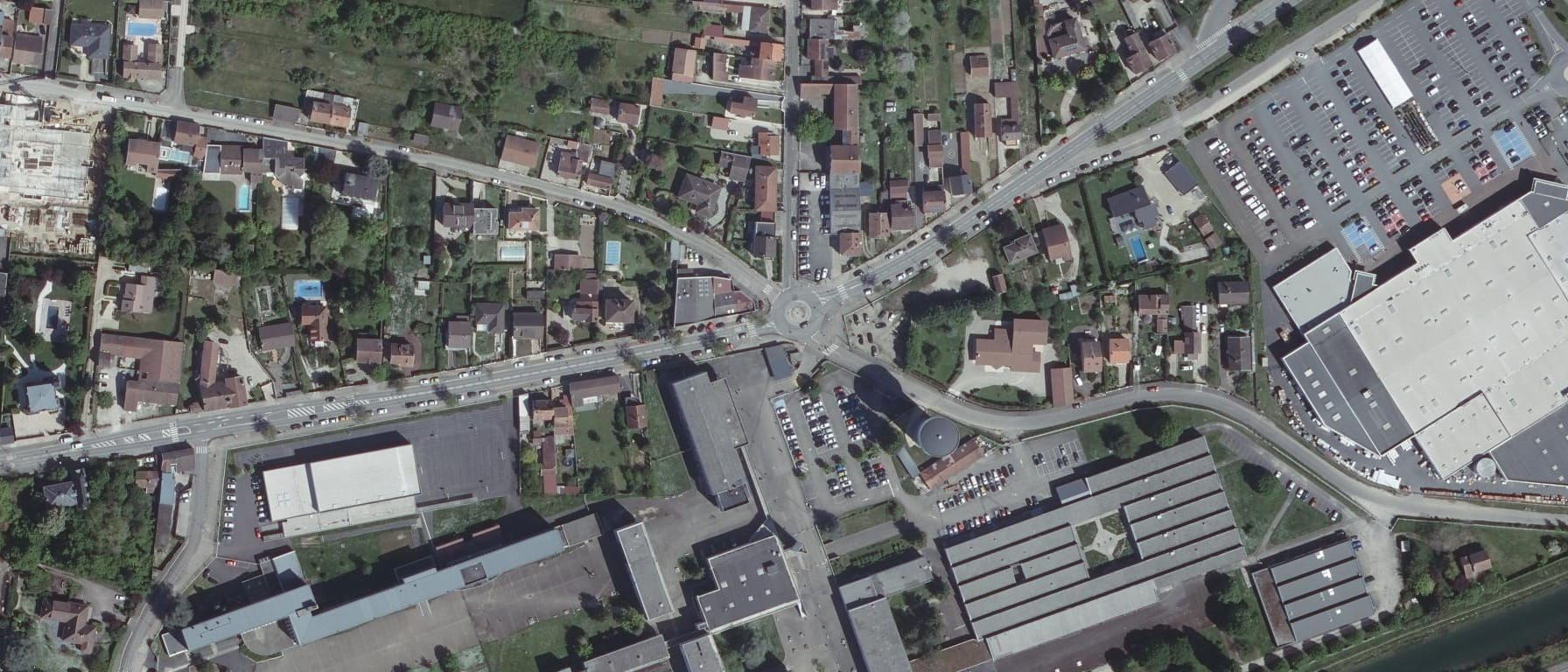 Vue aérienne de Lycée Francois 1er