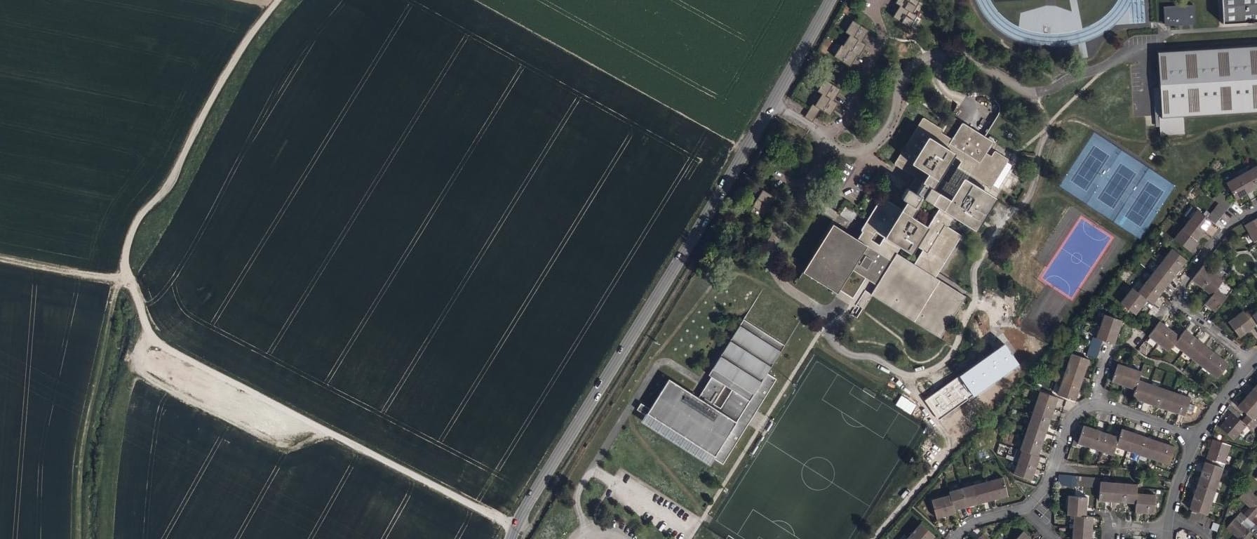 Vue aérienne de CREPS de Reims (51)