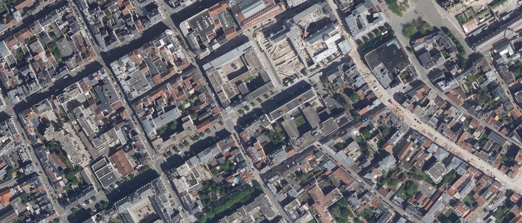 Vue aérienne de ECOLE SUPERIEURE D'ART ET DE DESIGN DE REIMS