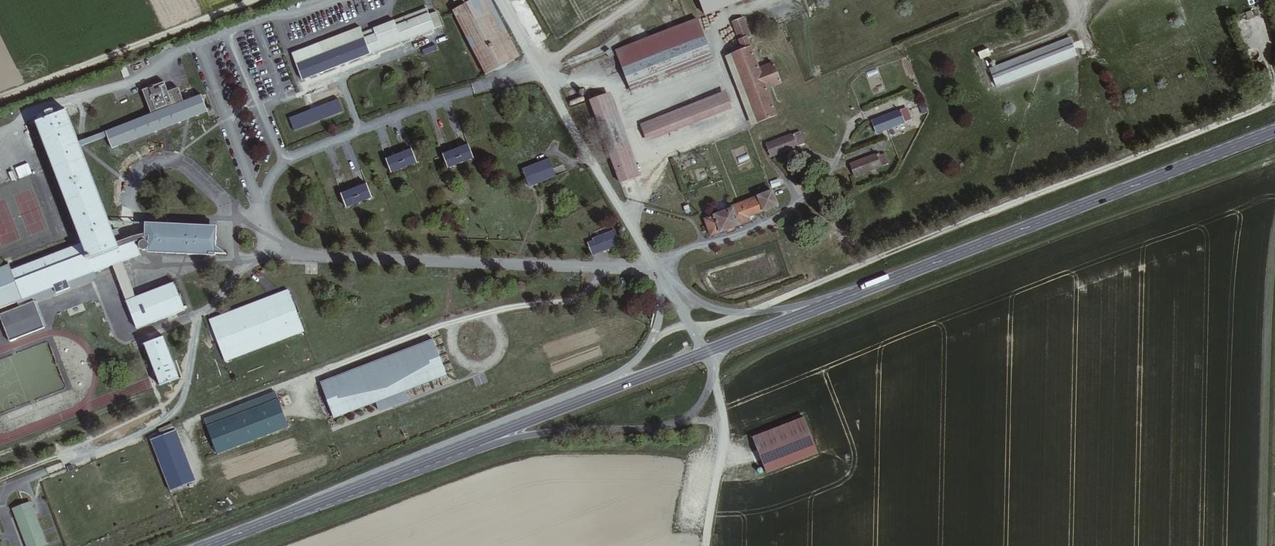 Vue aérienne de Lycée de Somme-Vesle