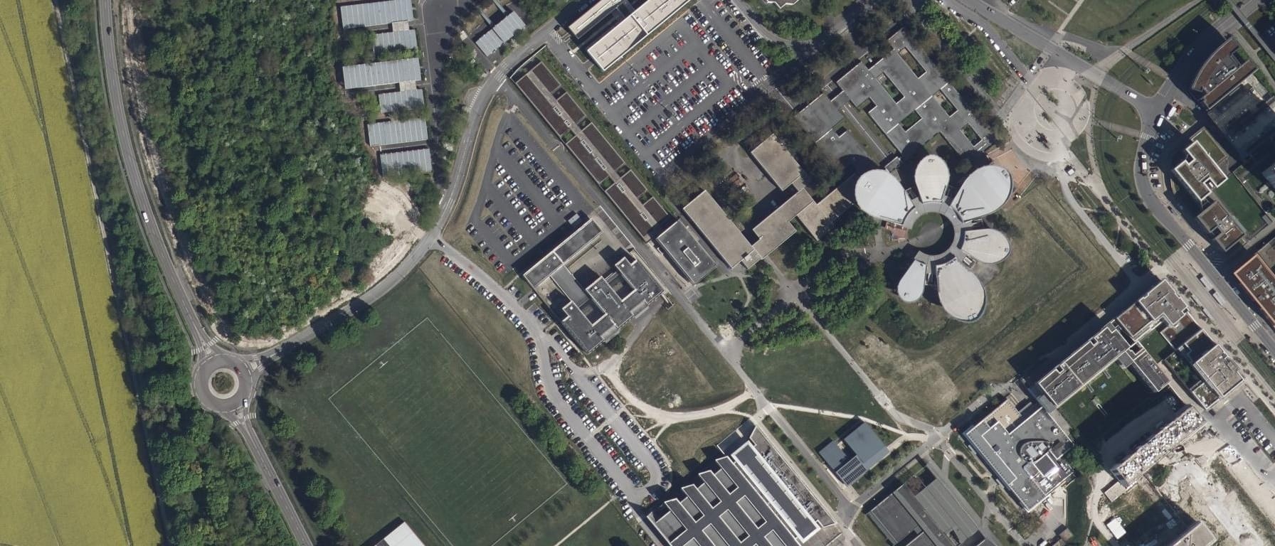 Vue aérienne de Université de Reims Champagne-Ardenne