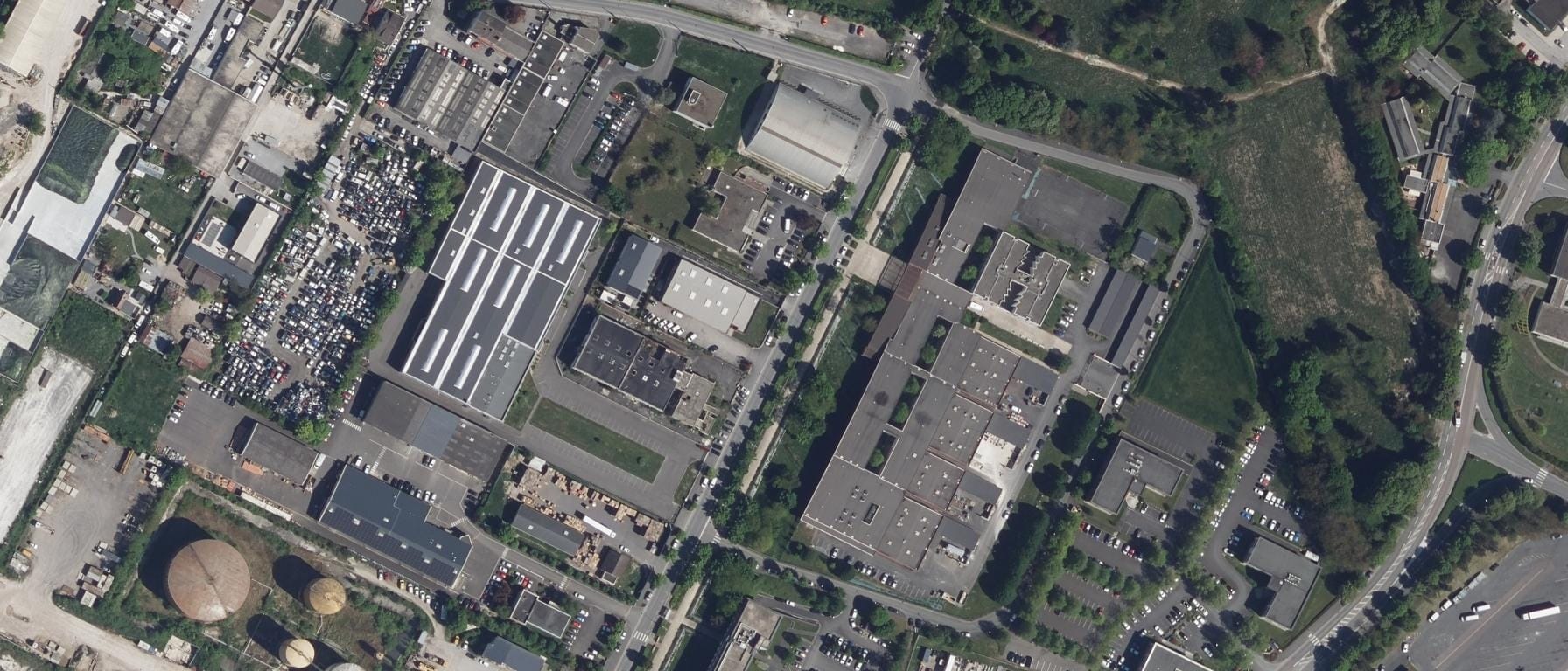 Vue aérienne de CFA du bâtiment et des travaux publics de la Marne