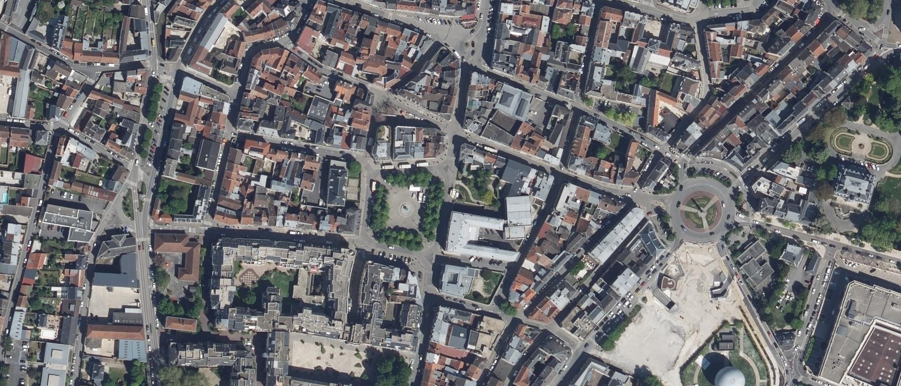 Vue aérienne de IFSI Epernay