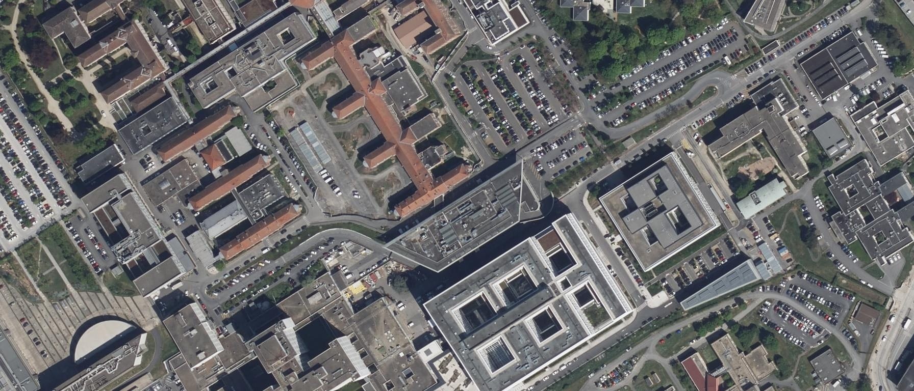 Vue aérienne de IFSI Reims