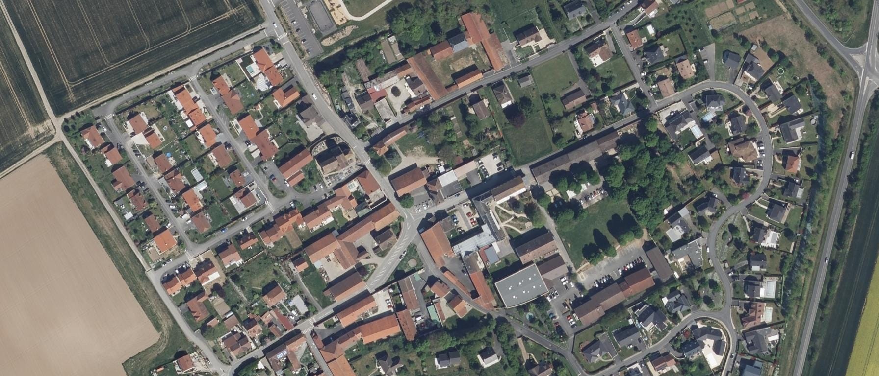 Vue aérienne de LYCEE LASALLE REIMS-THILLOIS
