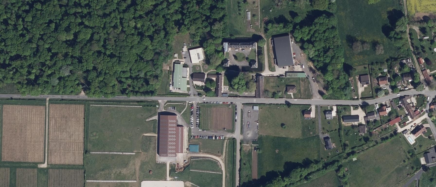 Vue aérienne de MFREO de Gionges
