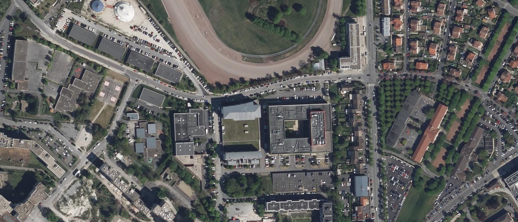 Vue aérienne de CESI - Ecole d'ingénieurs - Campus de Reims