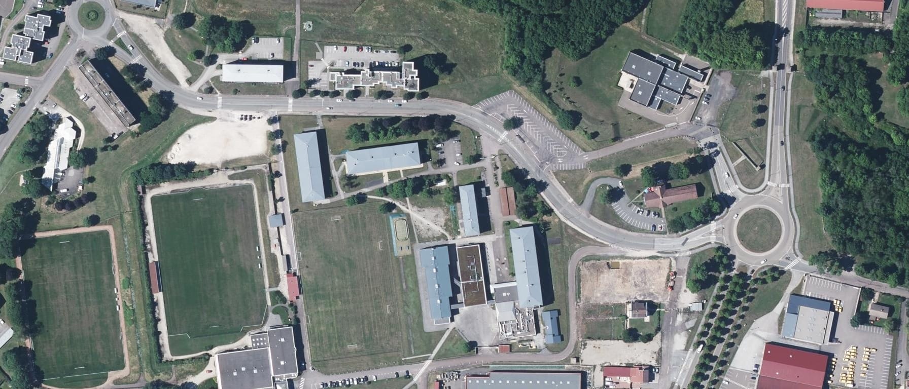 Vue aérienne de Lycée Diderot
