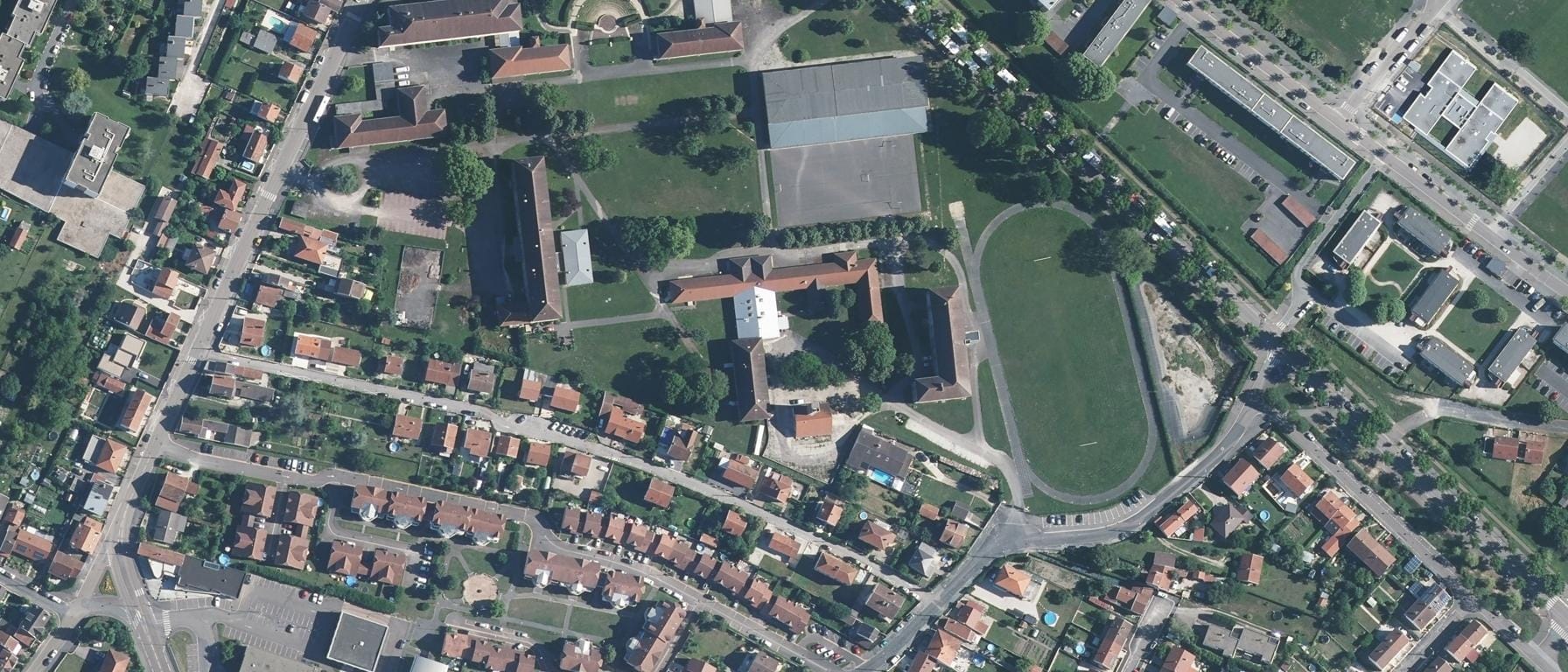 Vue aérienne de Lycée Saint-Exupery