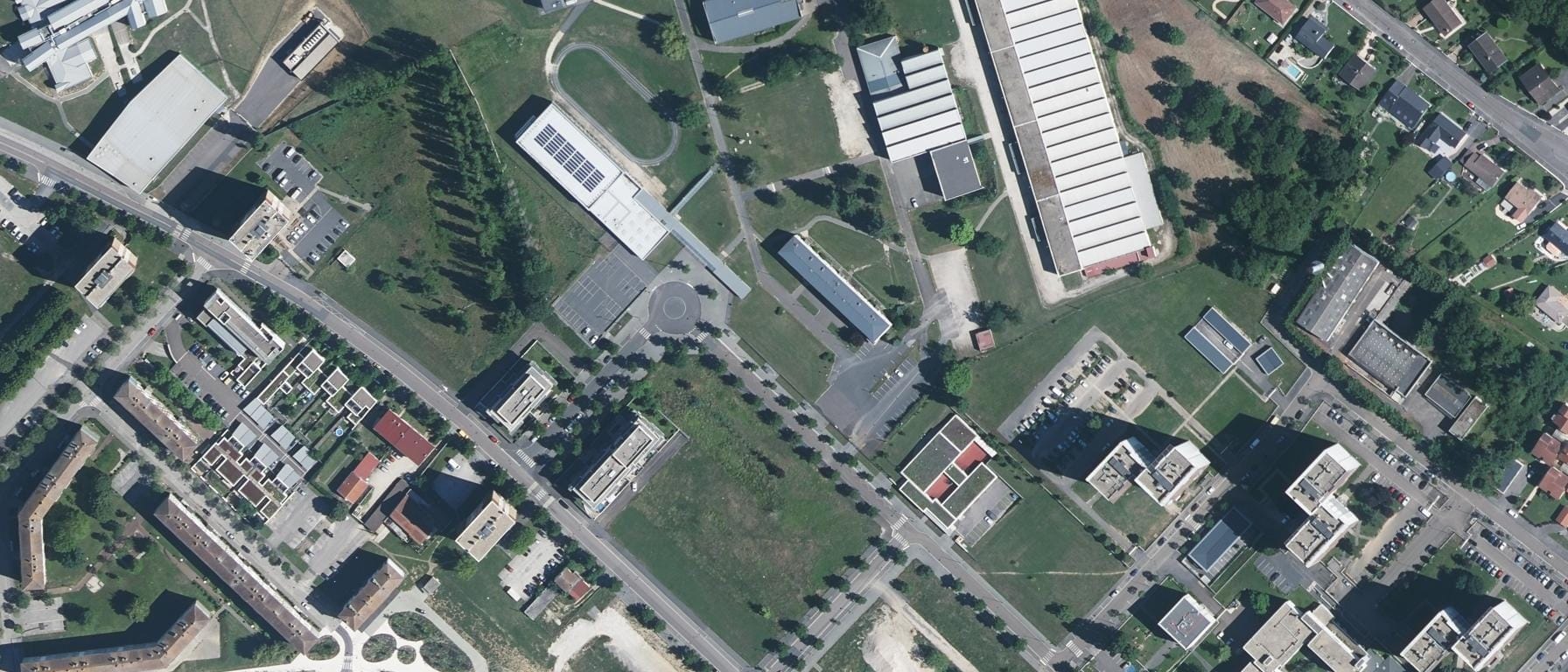 Vue aérienne de Lycée Blaise Pascal