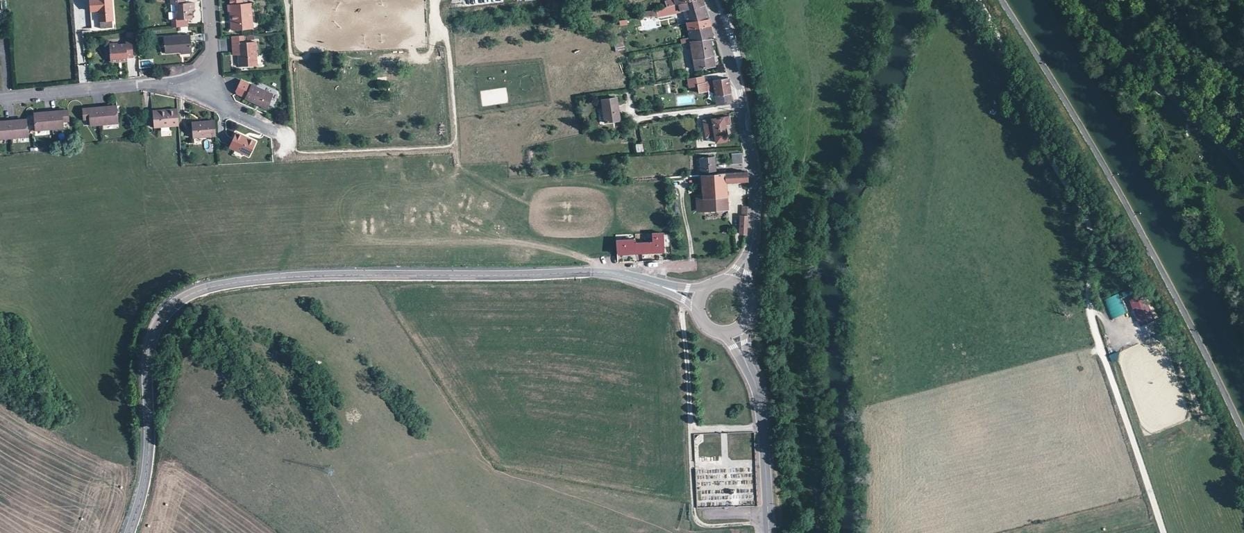 Vue aérienne de Pôle d'Enseignement Agricole Public Edgard Pisani