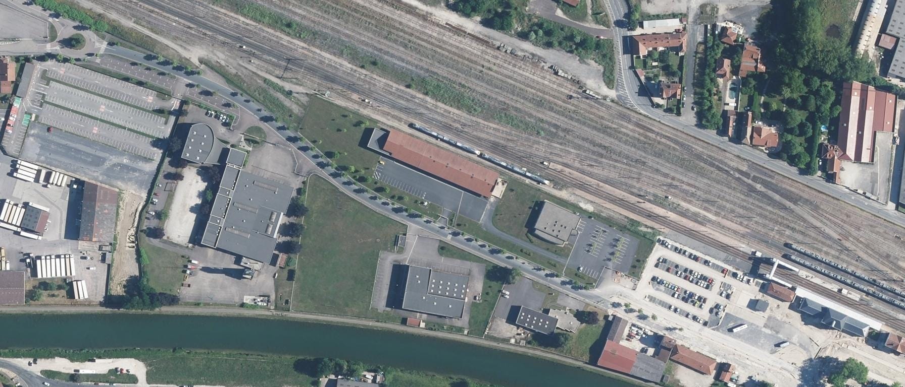 Vue aérienne de CFA de l'Industrie de la Haute-Marne