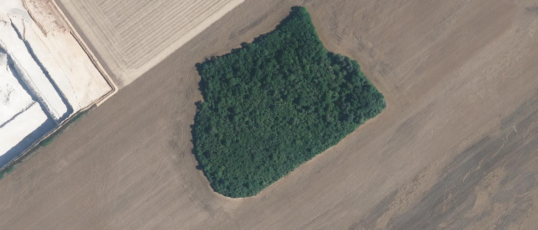 Vue aérienne de CFA agricole CHAMARANDES-CHOIGNES