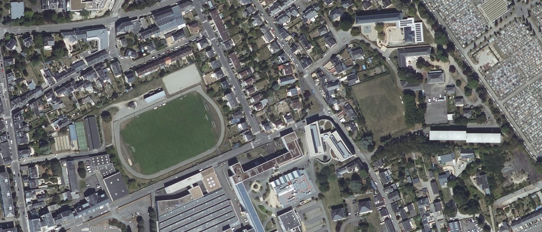 Vue aérienne de Lycée professionnel Robert BURON