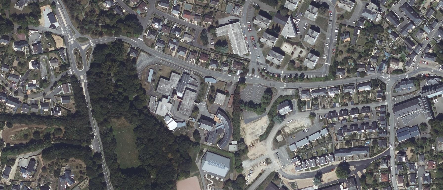 Vue aérienne de Lycée Lavoisier