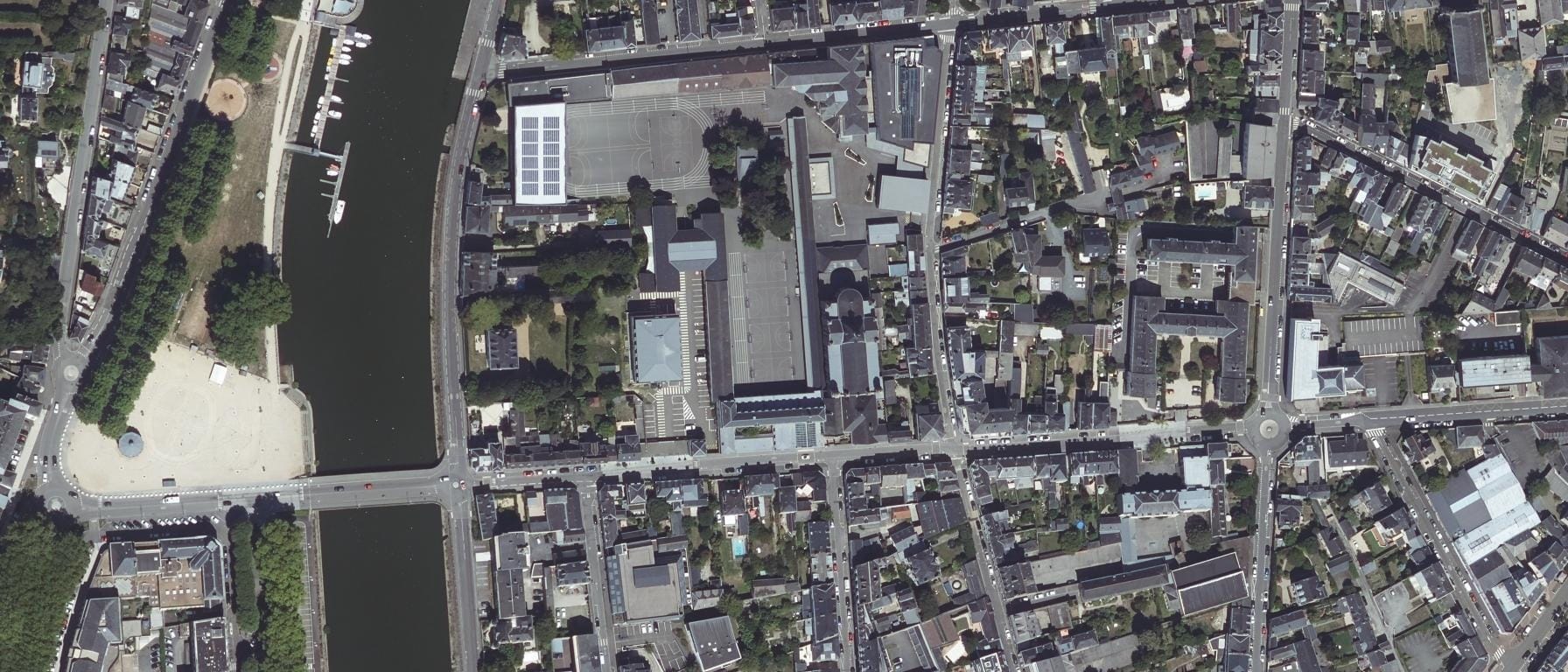 Vue aérienne de Lycée Immaculee Conception
