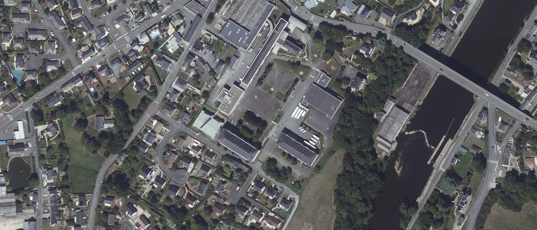 Vue aérienne de Lycée professionnel Léonard de Vinci